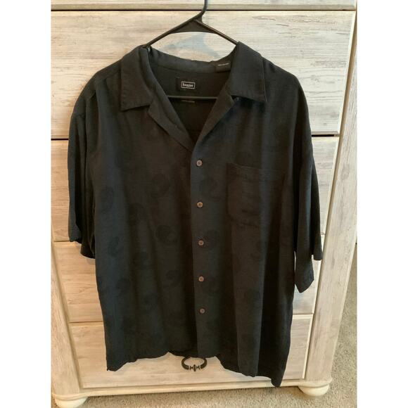 Haggar 100% Silk Short Sleeve Button Down Shirt - 2XL - Picture 1 of 2
